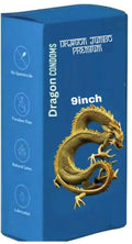 DRAGON EXTENDER Afrikans 9 Inc one piece Dreagon Slcone Condom (2 Sheets